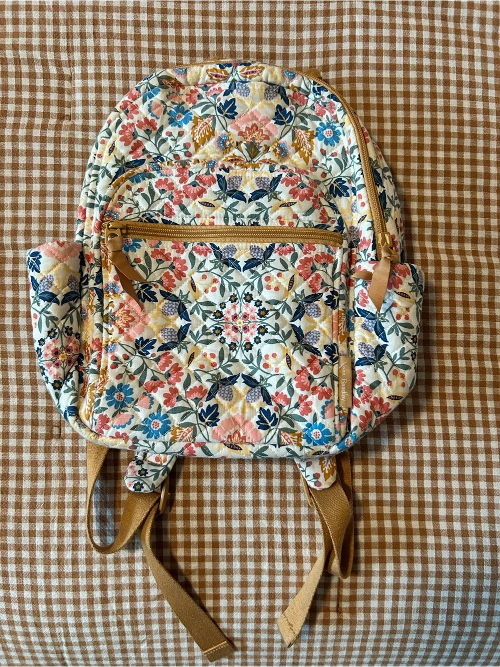 Vera Bradley Floral Quilted Mini Backpack